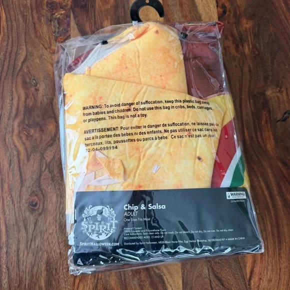 Spirit Halloween Chip & Salsa Adult Couples Costume One Size Fits Most - Picture 5 of 6